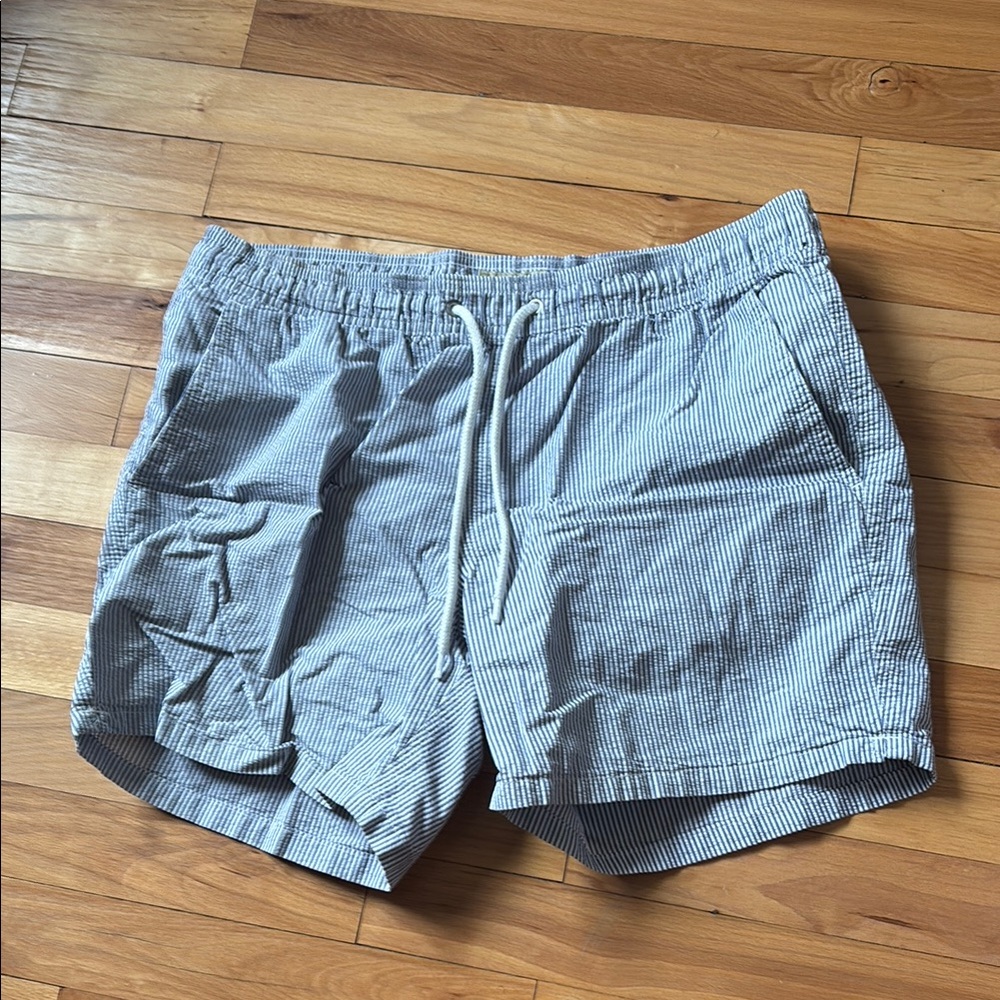 J. Crew Men's Seersucker Swim Trunks